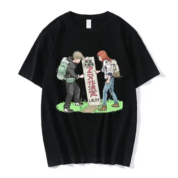 Anime Tengoku Daimakyou Dangaus Iliuzija Maru Kiruko T-shirt Vyrai Moterys Mados Aukštos Kokybės Medvilnės marškinėliai Negabaritinių Streetwear