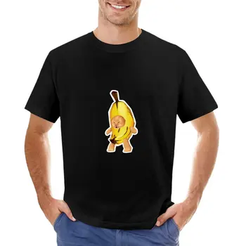 Bananų Katė T-Shirt hipis drabužius, juokingi marškinėliai grafinis t marškiniai vyrai grafinis t-shirts didelis ir aukštas,