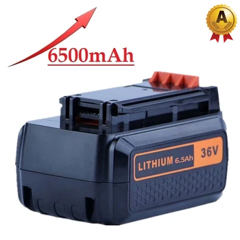 Keičiamų Įrankio Baterija Black & Decker 36v/40V 6500mAh Li-ion LBXR36 LBXR36 BL2036 LST136 LST420 LBX2040