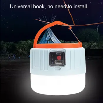 LED Kempingas Žibintai, Žibintų Aukšto Ryškumo USB Įkrovimo Lemputė, Energijos tiekimo Pertrūkių Žvejybos, Žygiai
