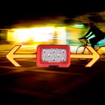 LED Įspėjimo Uodegos Šviesos Lengvas Įkrovimo Naktį Jojimo Krypties Indikatorius 6 Rūšių Motociklų, Dviračių Saugos Šalmas