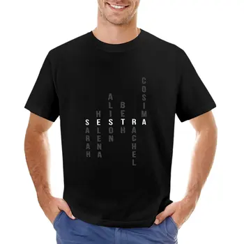 Našlaitis Juoda Sestra v2.0 T-Shirt užsakymą marškinėliai anime korėjos mados mens grafinis t-shirts