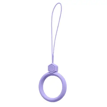 Silikono ventiliatorius virvelę perlas žiedas ausinės atveju skystu silikonu priedai veltiniams, vilna minkšta ir odos draugiškas lengva nešiotis telefoną atveju raktas