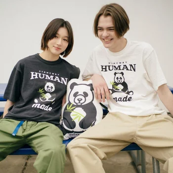 Žmogaus Padarytas naujas vasaros Panda Print Kolekcija Trumpas Rankovės marškinėliai Mados, Sporto, laisvalaikio vyriški ir moteriški marškinėliai